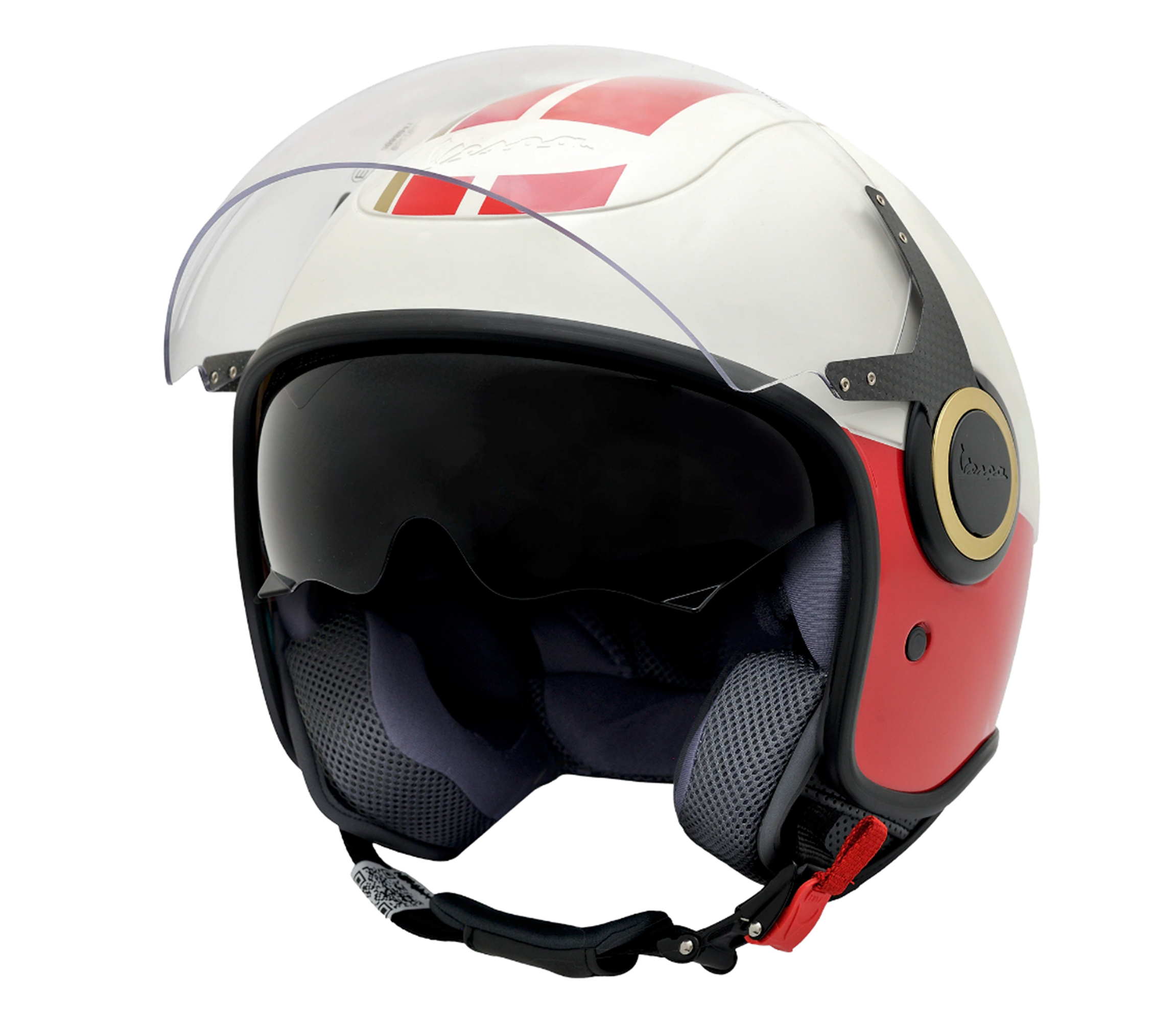 Kaarsen domineren Publiciteit Vespa Jet Helm VJ Racing 60s wit / rood - Sixties | Vespa VJ Helmen | Vespa  helmen | Vespa helmen | Piaggio-Vespa Online Shop by RWN